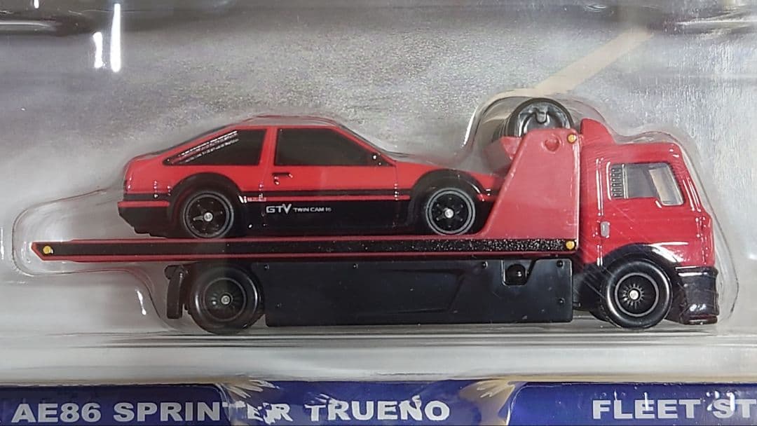 ホットウィールトランポAE86スプリンタートレノ＆フェラーリ250GTOセット