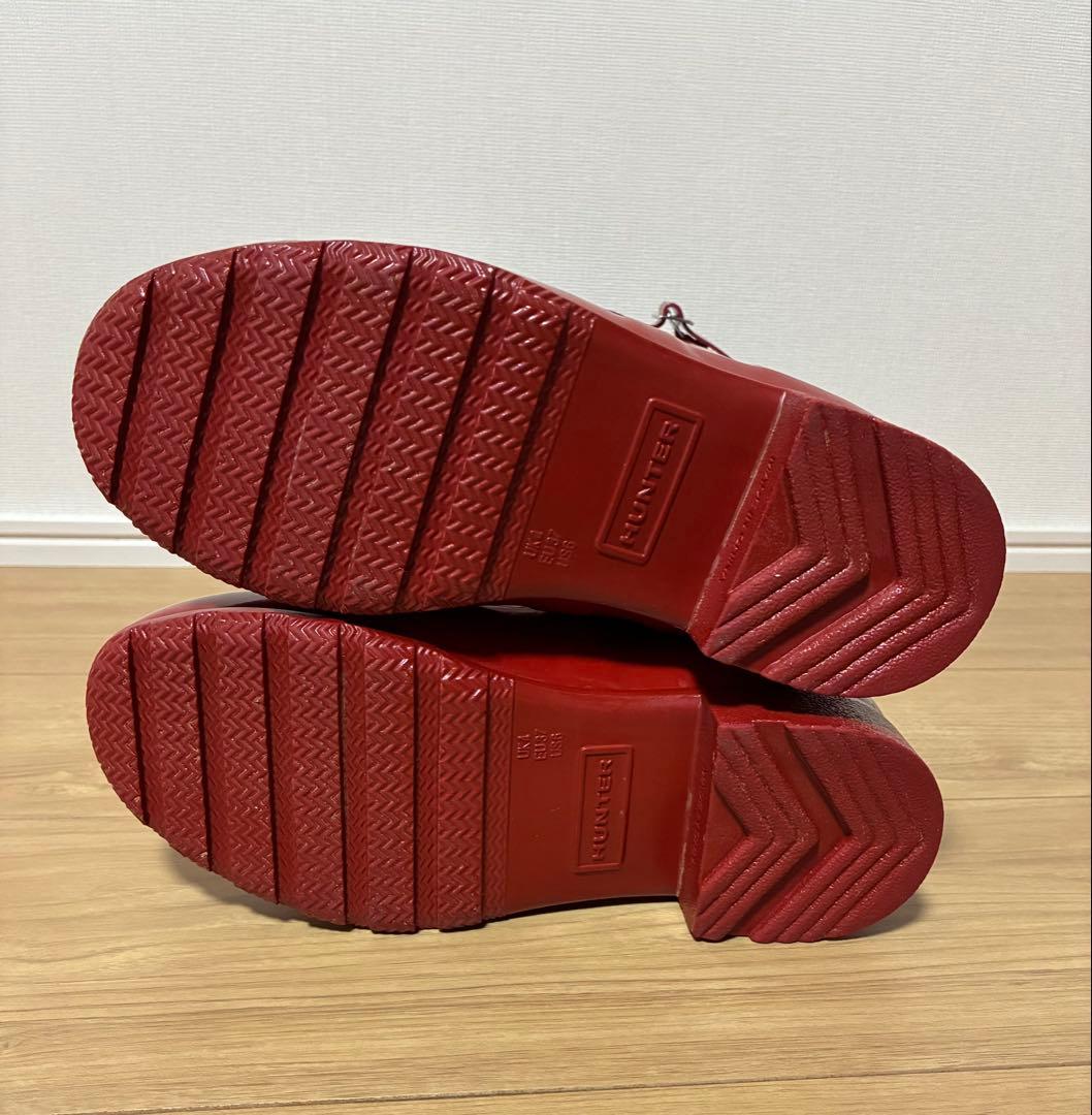 Hunter ハンター　長靴　レッド　赤　UK4