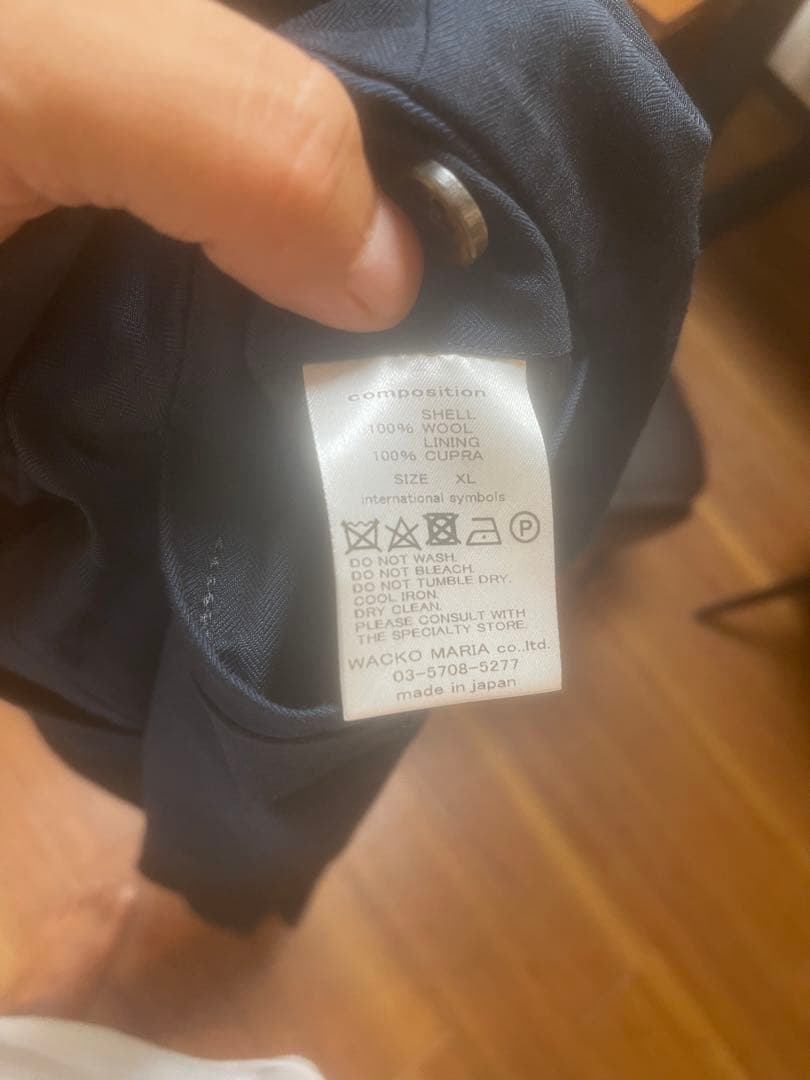 T*K様 WACKO MARIA 　PLEATED TROUSERS　ブルー