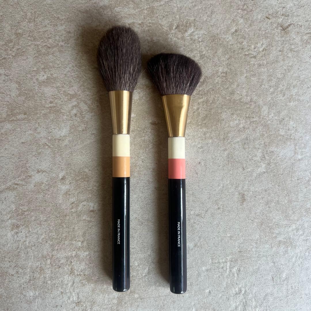 HERMES フェイスブラシ 2本セット