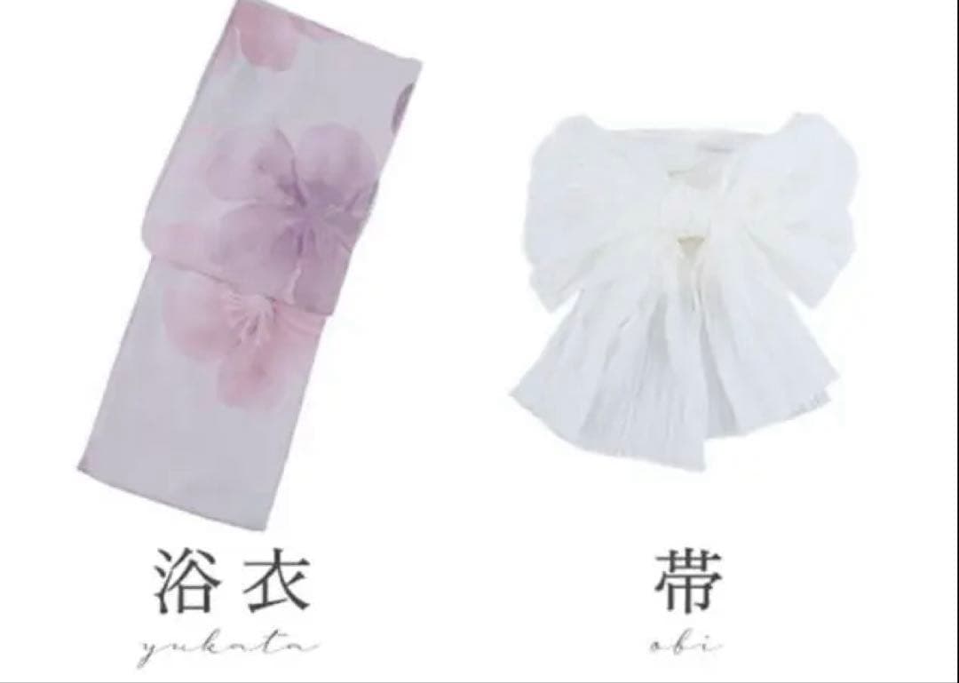 sugar sweetチェリーブロッサム浴衣　帯セット