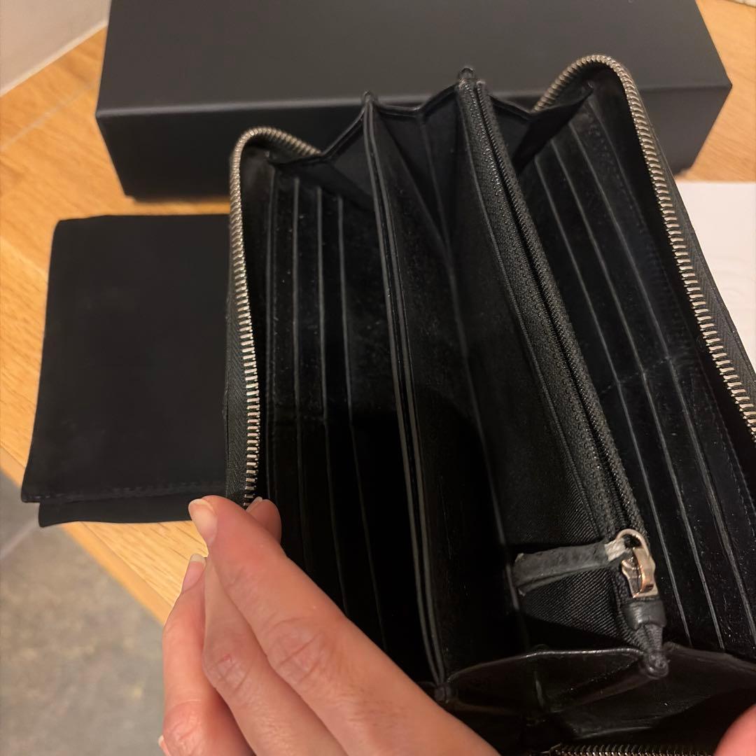値下げ★CHANEL ブラック キルティング 長財布