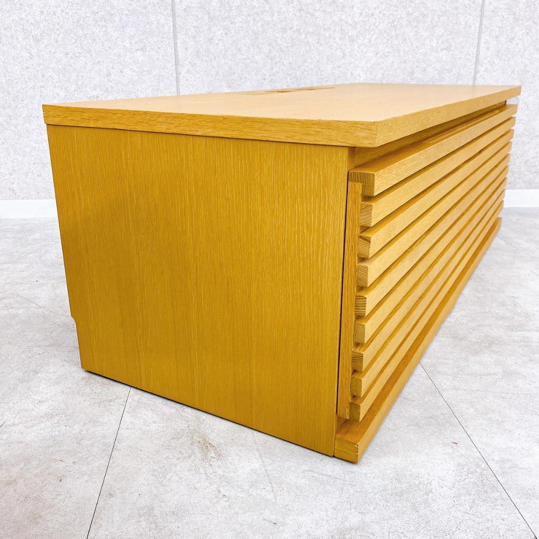 【大塚家具】テレビボード ナラ材 幅120.5cm ローボード AVボード