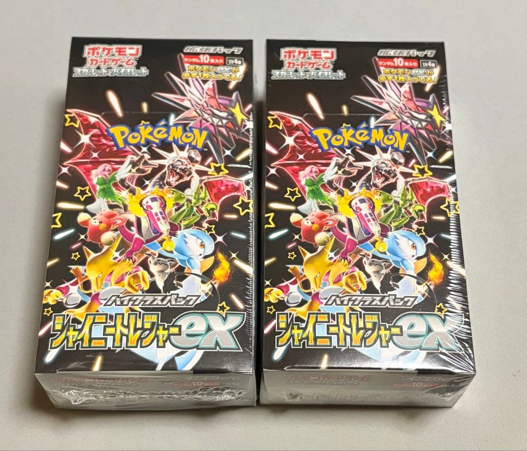 ス*ヨ様 ポケモンカード　シャイニートレジャー シュリンク付き未開封box 2箱