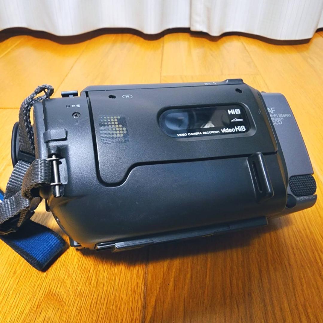 【動作確認済】SONY 高画質 Hi8 ビデオカメラ CCD-TR3000 一式