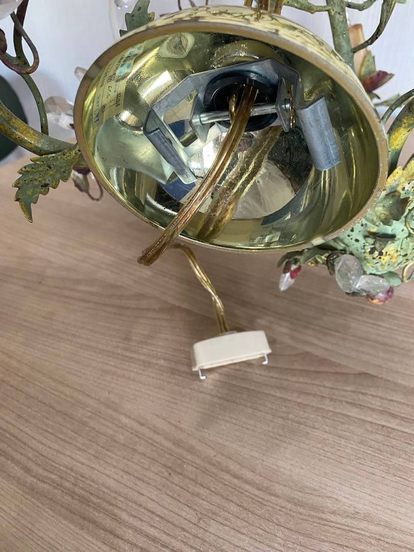 De Luce ド・ルーチェ シャンデリア　5灯　植物　アンティーク