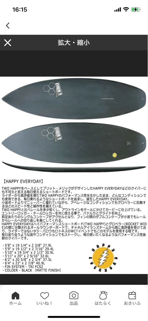 THUNDERBOLT CHANNEL S ハッピーエブリデイ