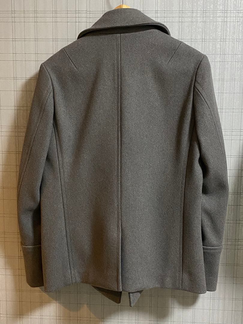 【ATTACHMENT】STUDIOUS別注カシミヤタテ二重混メルトンピーコート