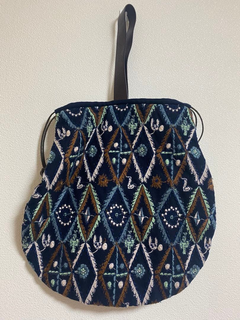 【最終値下げ】ミナペルホネンforest diamond pear bag