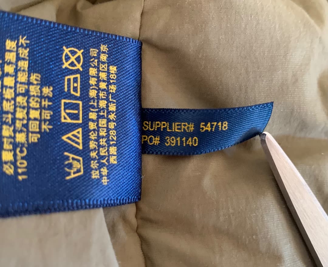 POLO RALPH LAUREN フード ダウンベスト オレンジ XXL