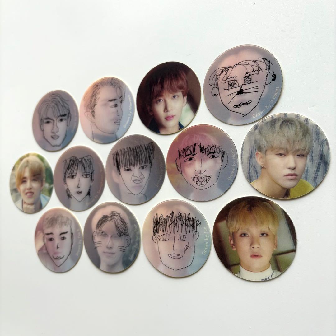 seventeen dicon IDEAL CUT トレカ　ステッカー　コンプ