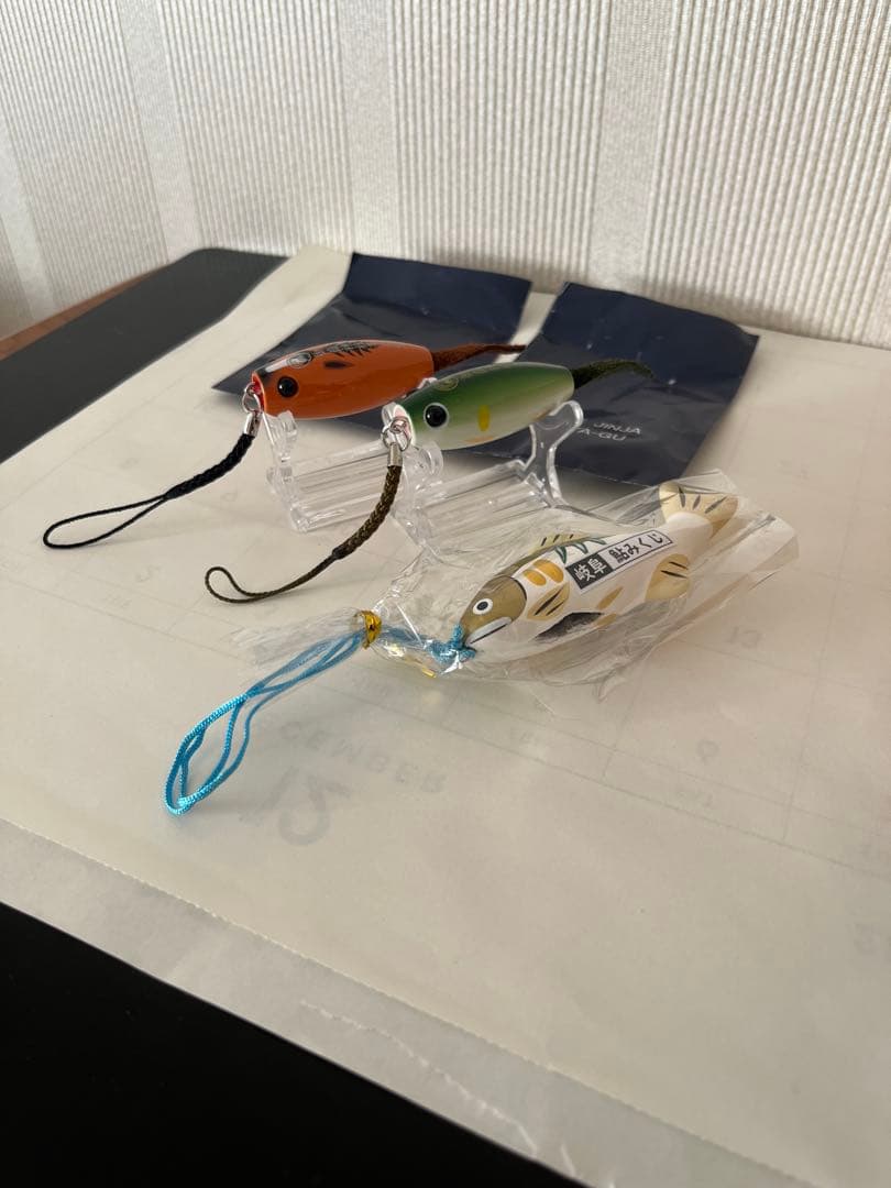 釣り上げ守り＆鮎みくじ