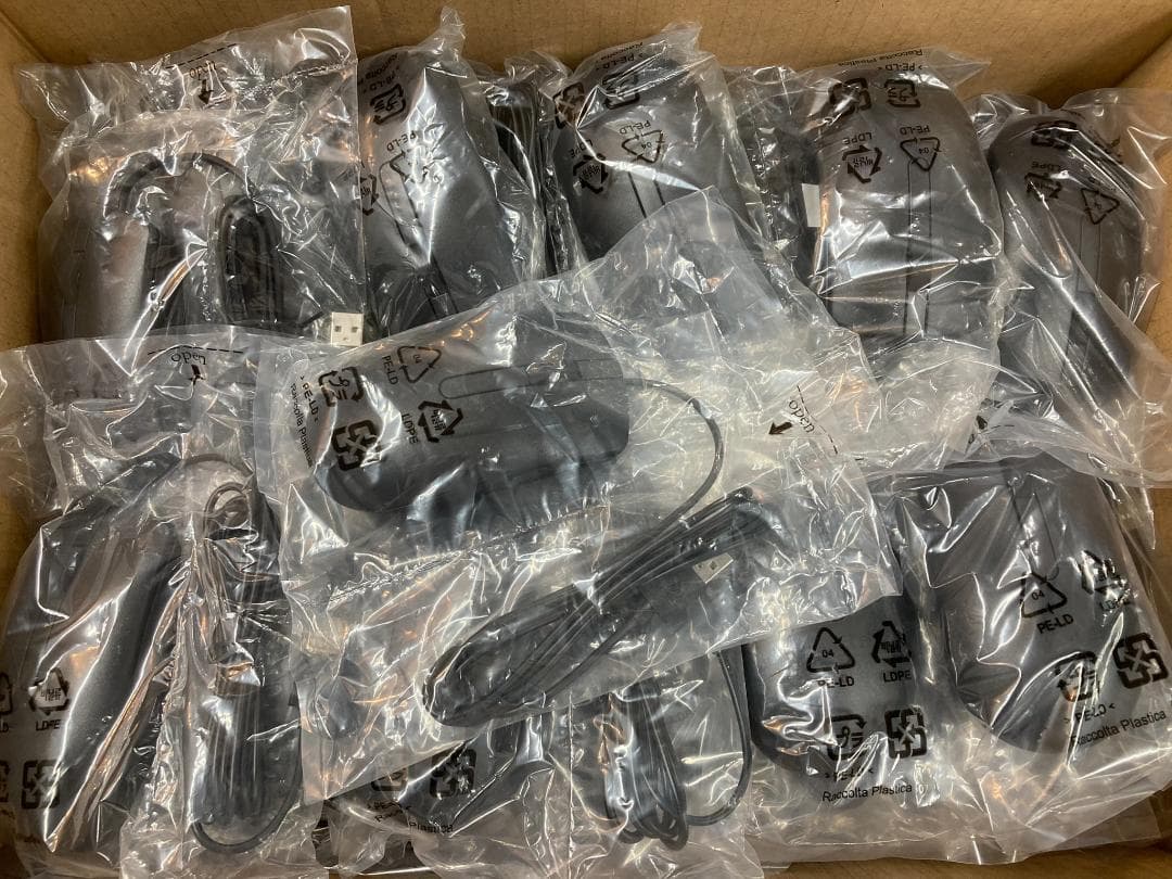 【新品60個セット】 DELL純正 オプティカルマウス MS116