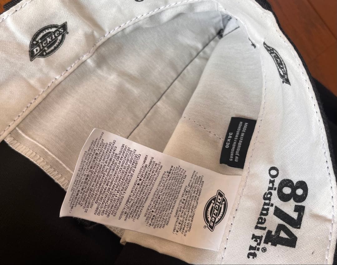 ◇キムタク着HTC×ディッキーズ　スタッズワークパンツ黒w34◇