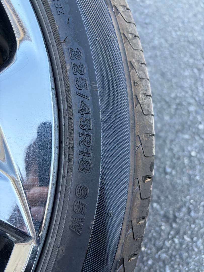 220クラウンRSホイール　スパッタリング