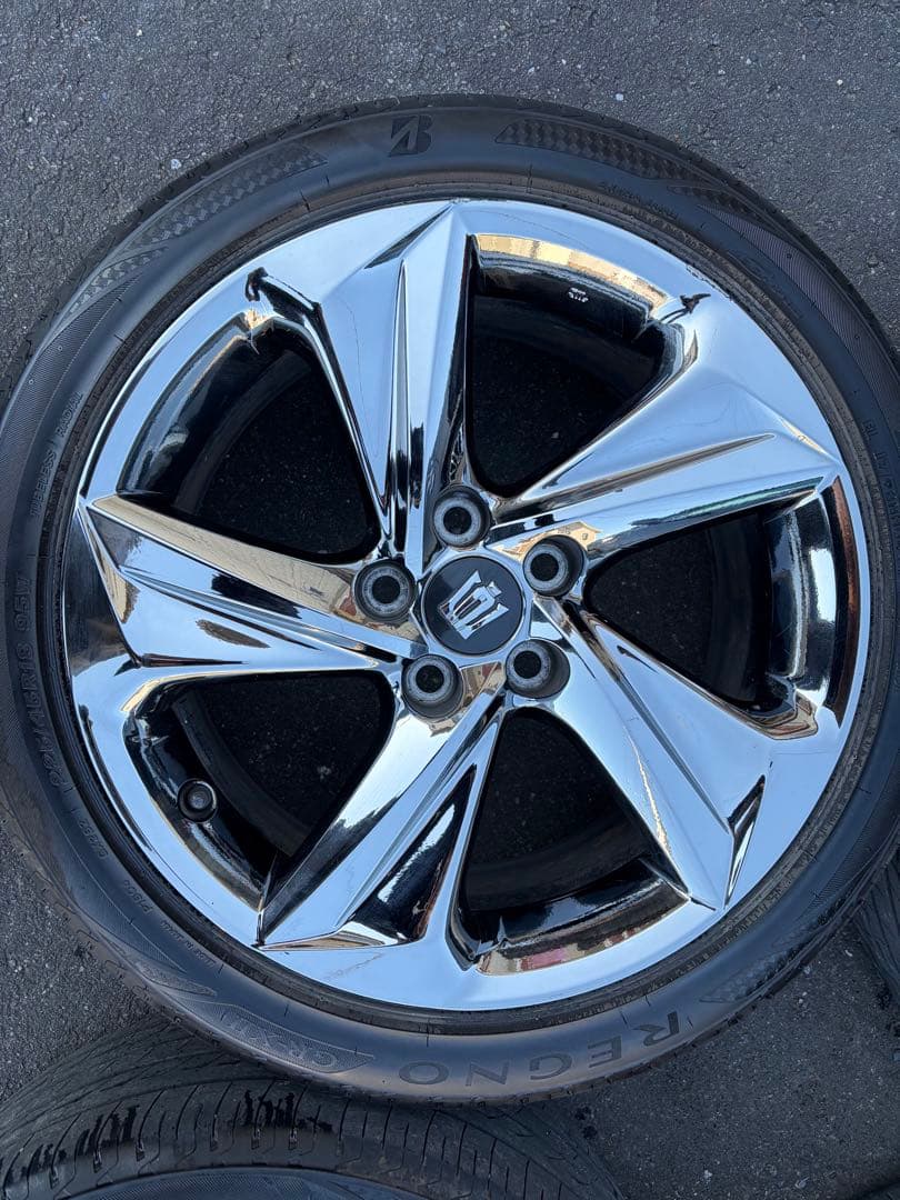 220クラウンRSホイール　スパッタリング