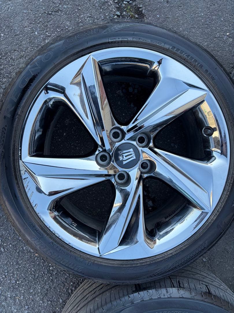 220クラウンRSホイール　スパッタリング