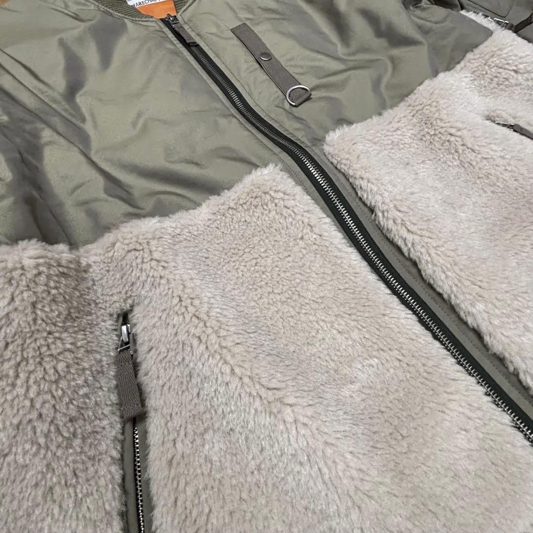 新品同様❇️定価4.2万MARECHAL TERRE ボア切替 MA-1風ブルゾン
