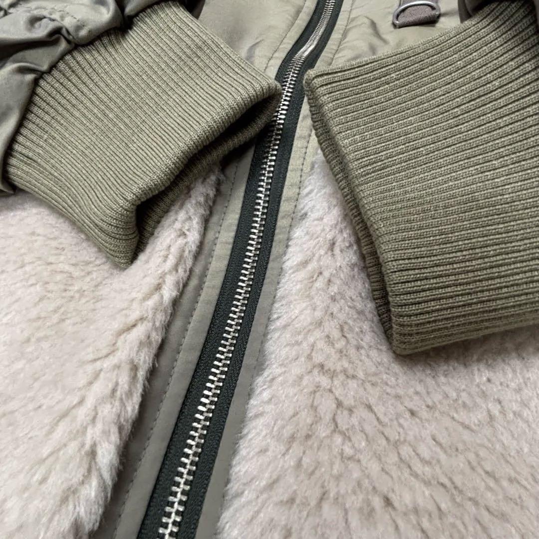 新品同様❇️定価4.2万MARECHAL TERRE ボア切替 MA-1風ブルゾン