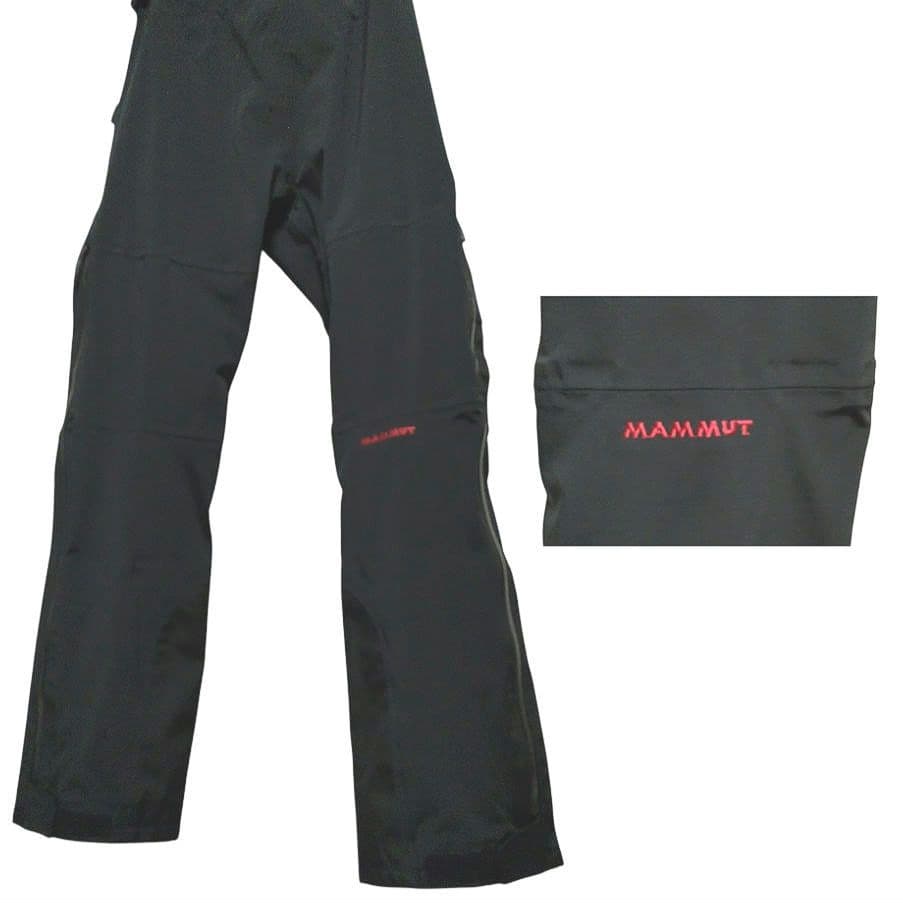 黒赤マンモス マムート ゴアテックス 氷雪用ソフトシェル アイスフォールパンツ