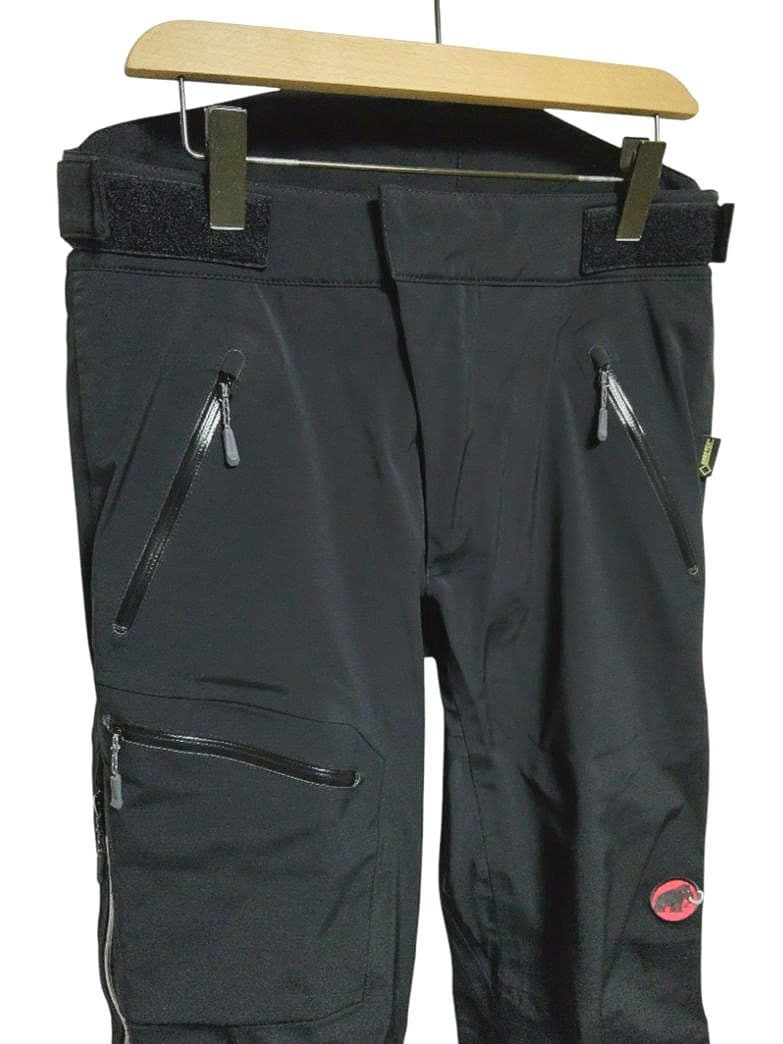 黒赤マンモス マムート ゴアテックス 氷雪用ソフトシェル アイスフォールパンツ