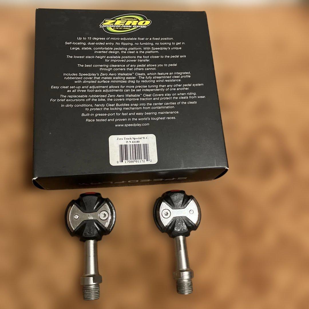 SPEEDPLAYペダルクリートセット ステンレス　TRACK