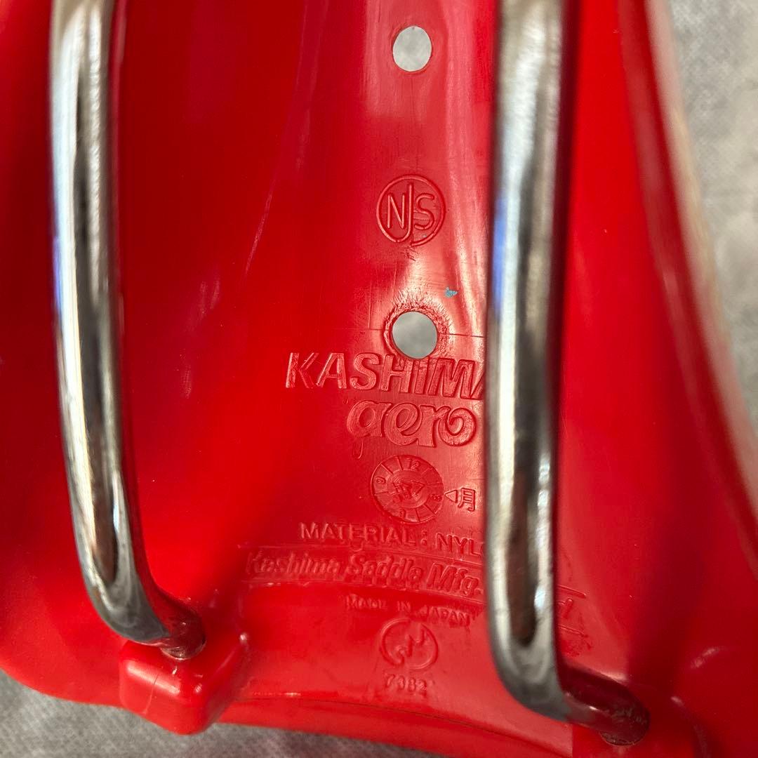 KASHIMAX aero BMXサドル　赤