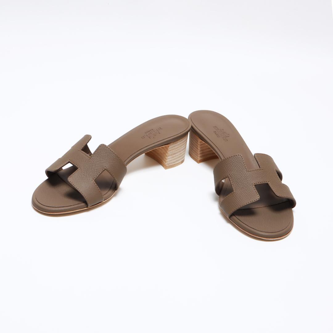 ❣️HERMES❣️ オアジス 36.5/23.5cm ミュール エトゥープ