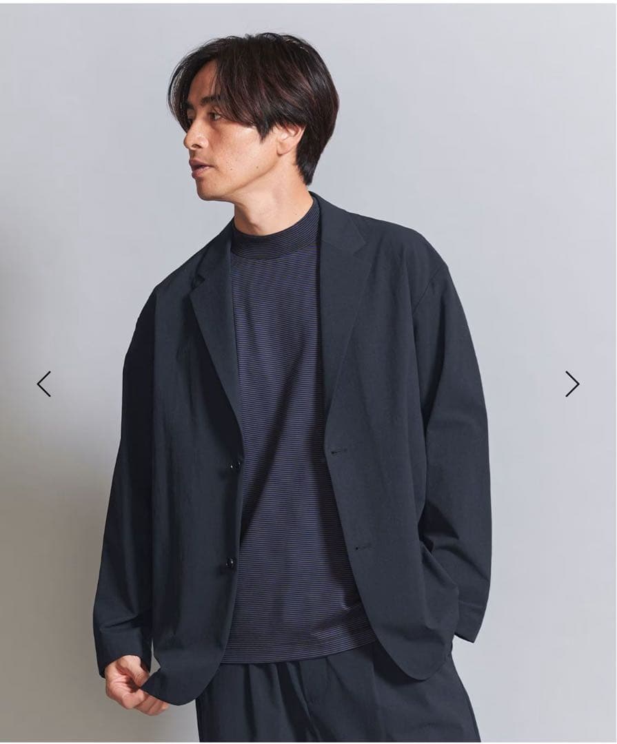 未使用 BEAUTY&YOUTH 360°MASTER ジャケット ネイビー　L