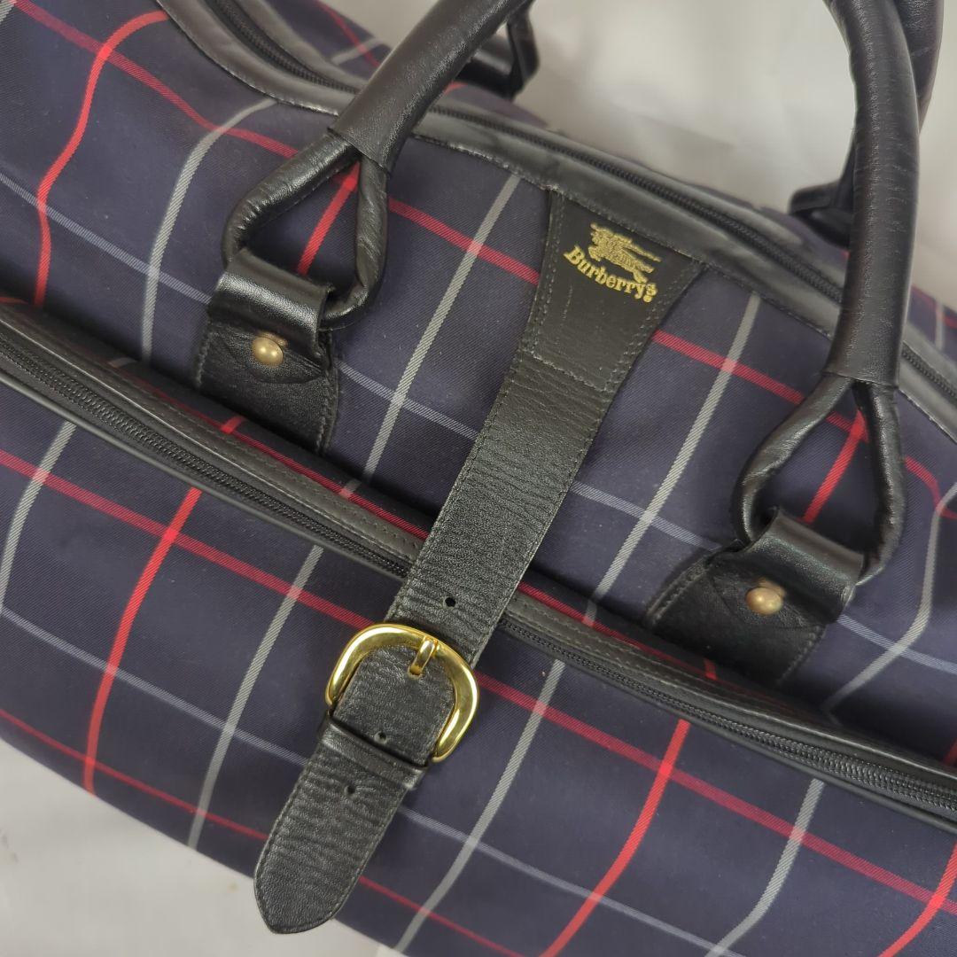 【希少】BURBERRY バーバリーズ ノバチェック ボストンバッグ 大容量