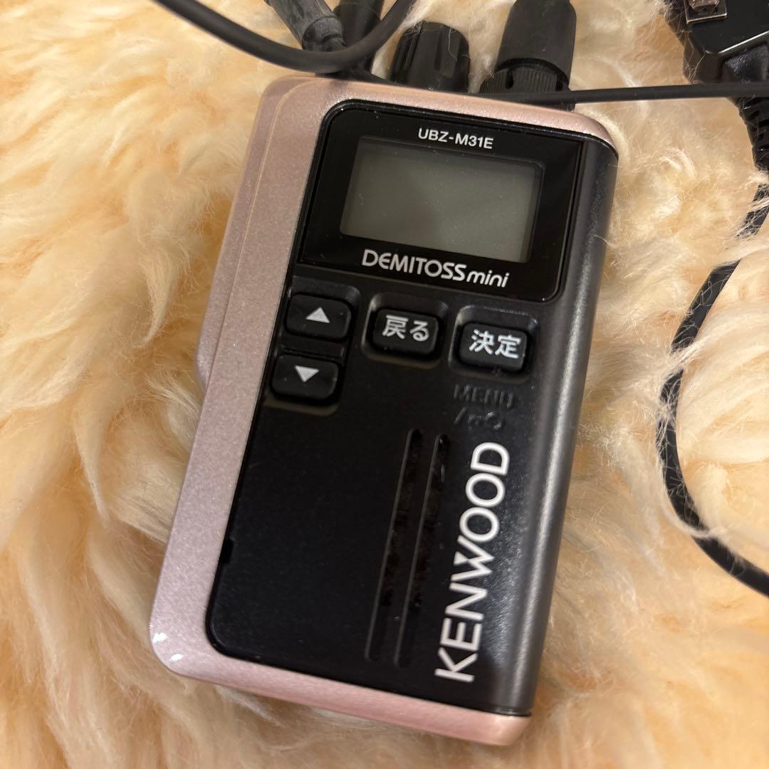 ケンウッドインカム４台UBZ-31E