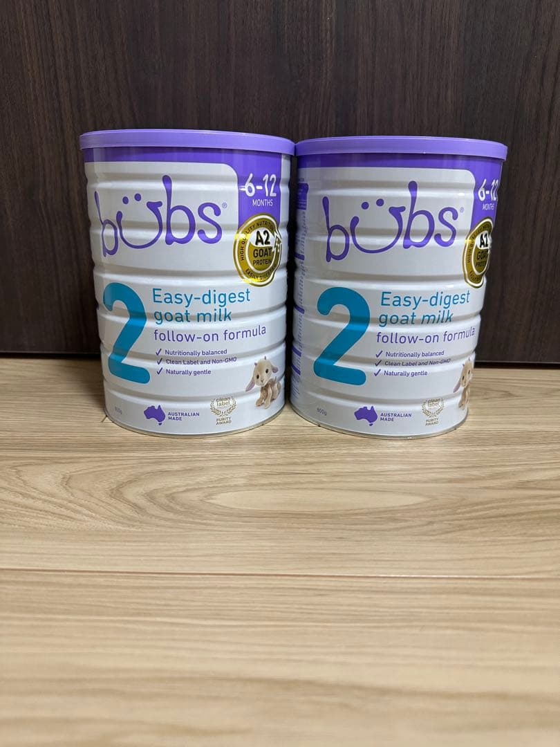 バブス　ヤギ　A2 粉ミルク　大缶800g ２缶