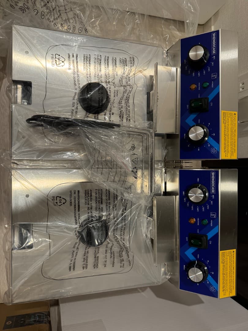 新品　電気フライヤー 20L 卓上フライヤー 揚げ物器 ミニフライヤー 揚げ物