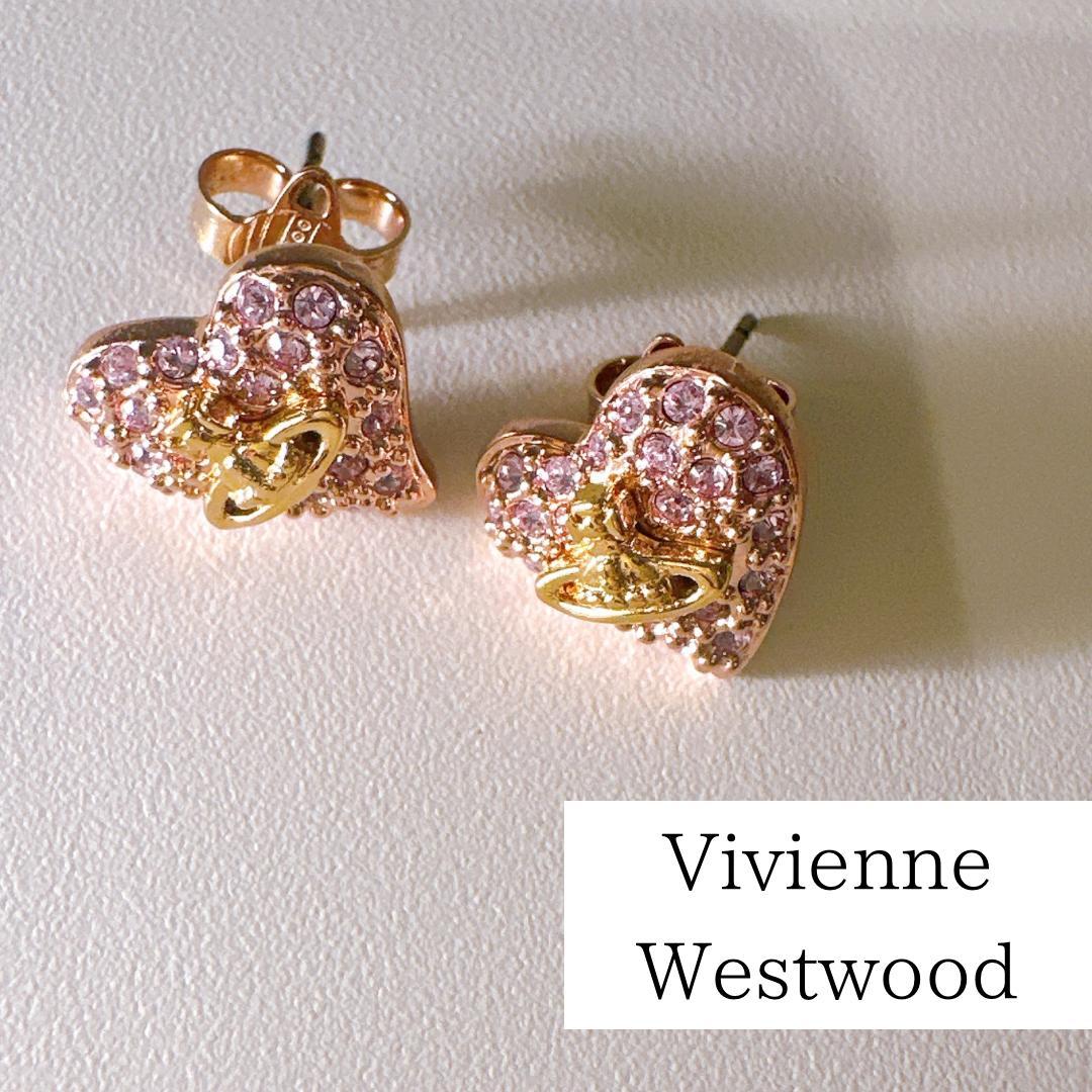 Vivienne Westwood ハート型イヤリング ピアス