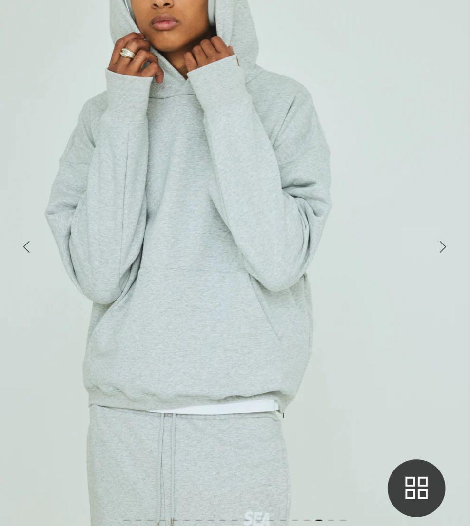 wind and sea Cozy Hooded Sweatshirt グレー