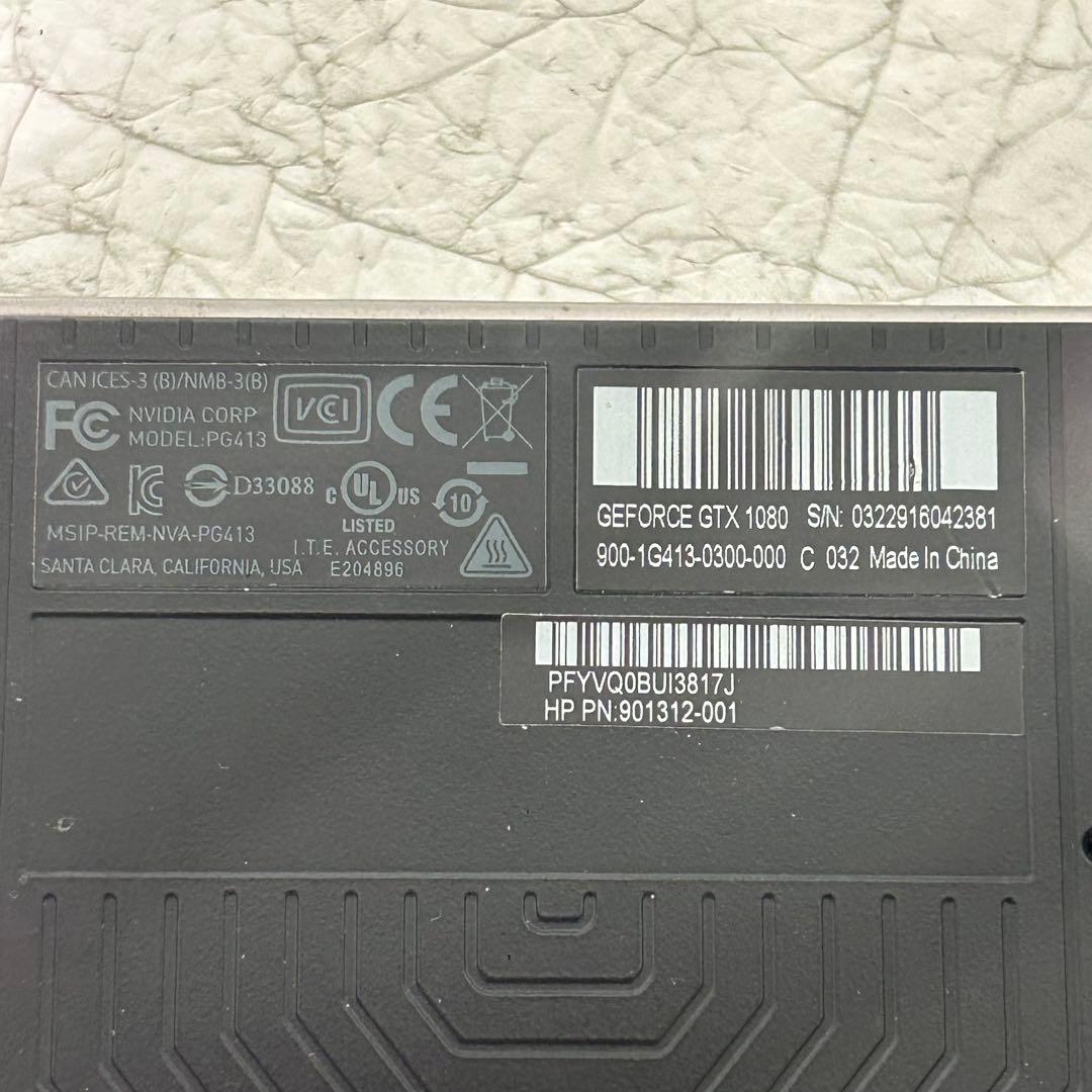 NVIDIA Geforce GTX 1080 グラフィックボード