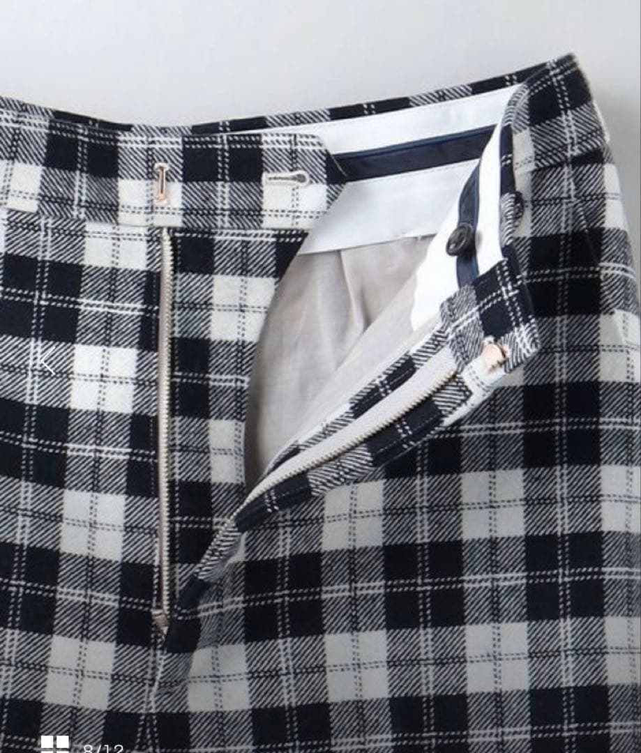 ＜6（ROKU）＞チェックパンツ　36