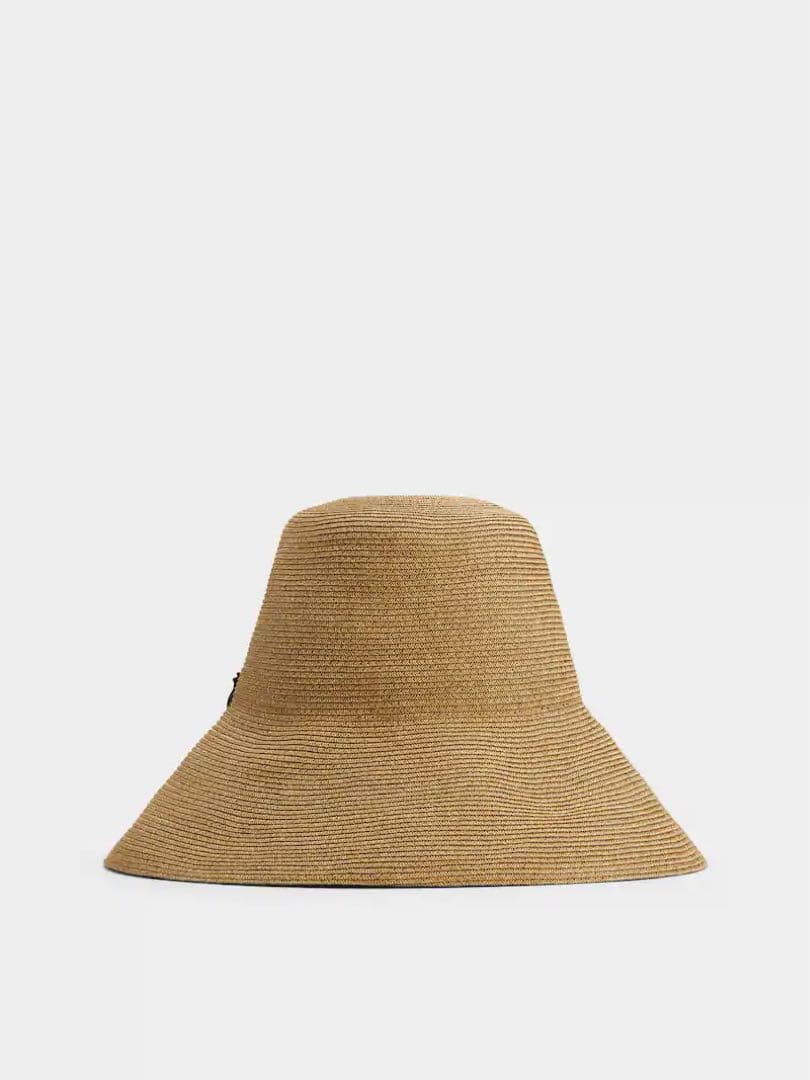 Roger vivier ブロッシュ ヴィヴィエ ラフィア ハット