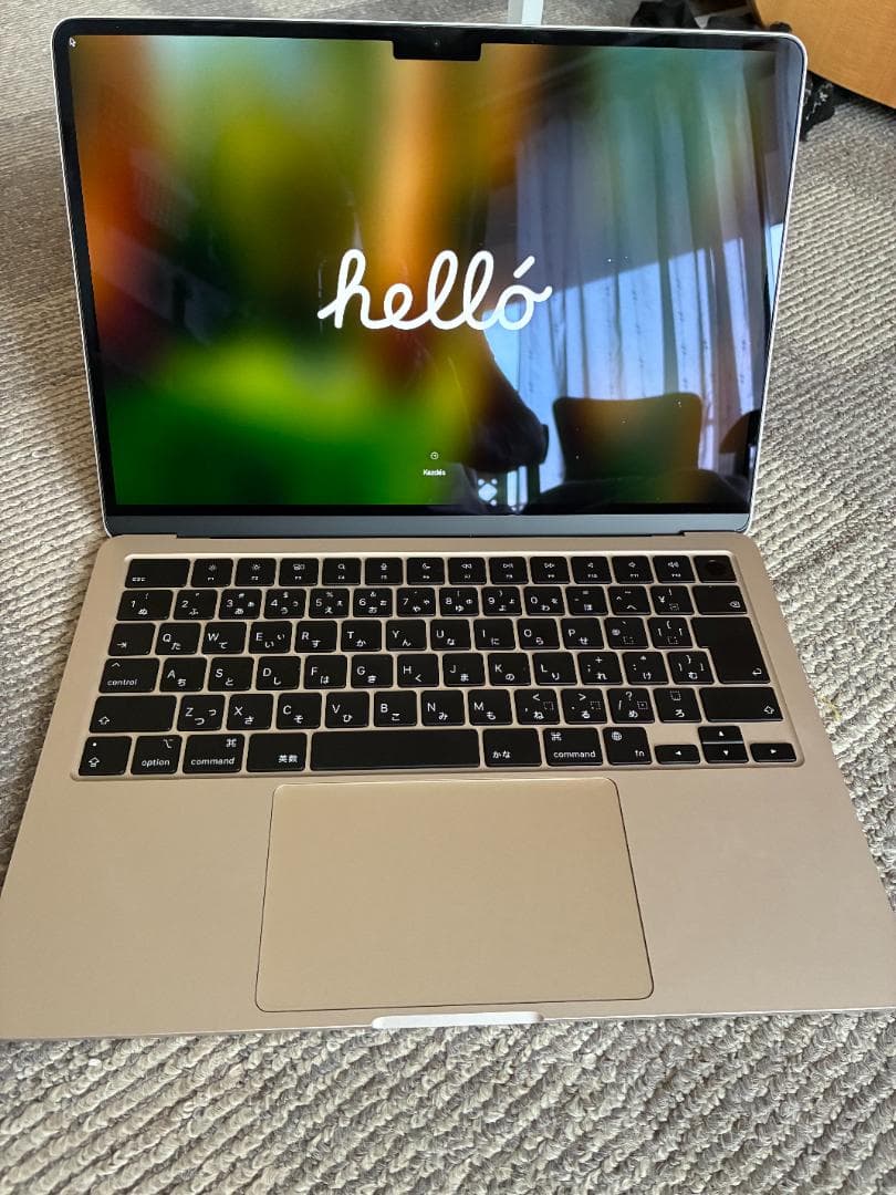 Apple MacBook Air M3 ゴールド シルバー
