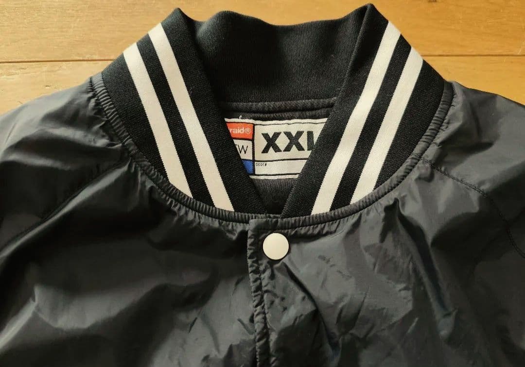 nitraid® ナイトレイド ナイロン スタジャン XXL 黒 プリントロゴ