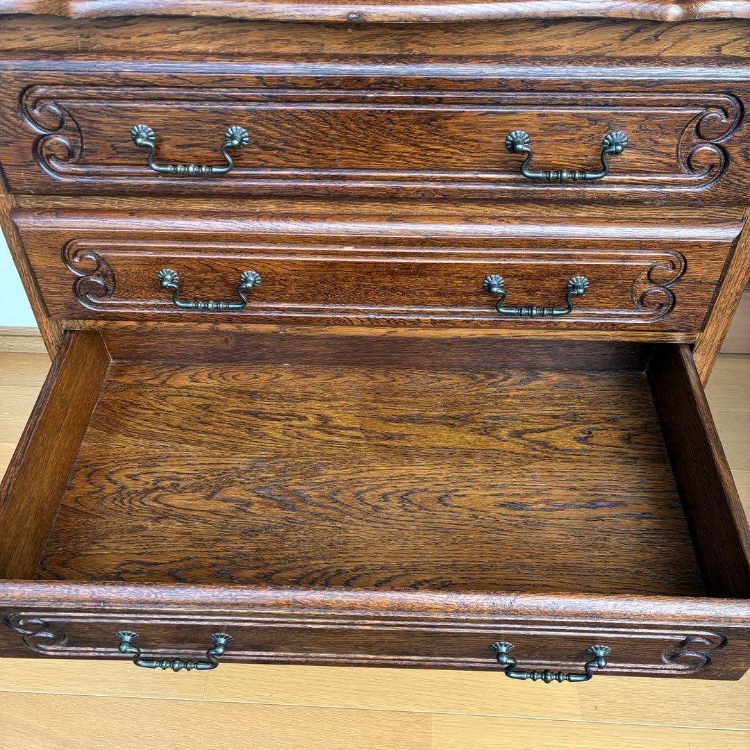 三越家具 Brugge 4段チェスト アンティーク 猫脚 ブルージュ