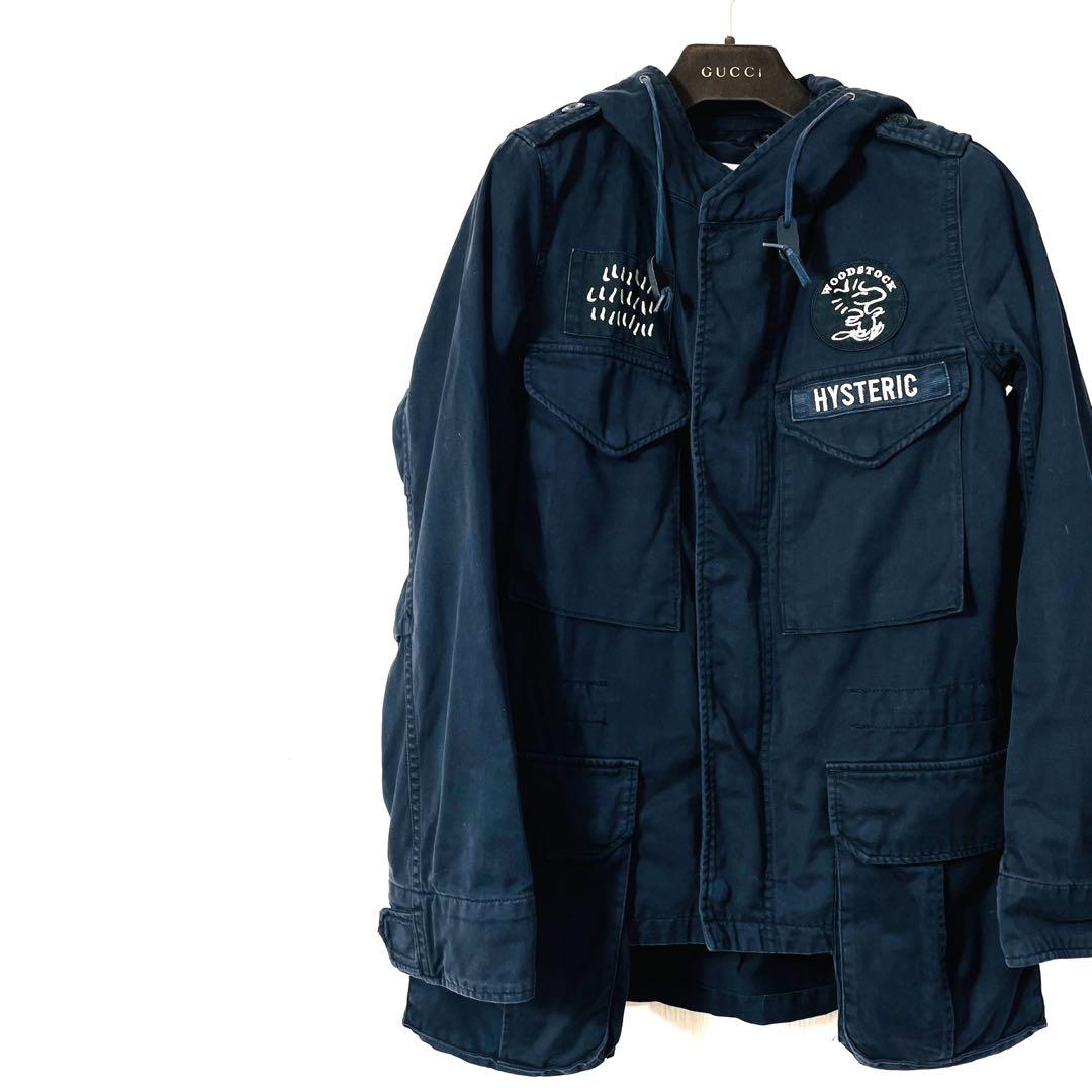 ꧁美 品꧂ ヒステリックグラマー ウッドストックコラボジャケット　M-65 黒