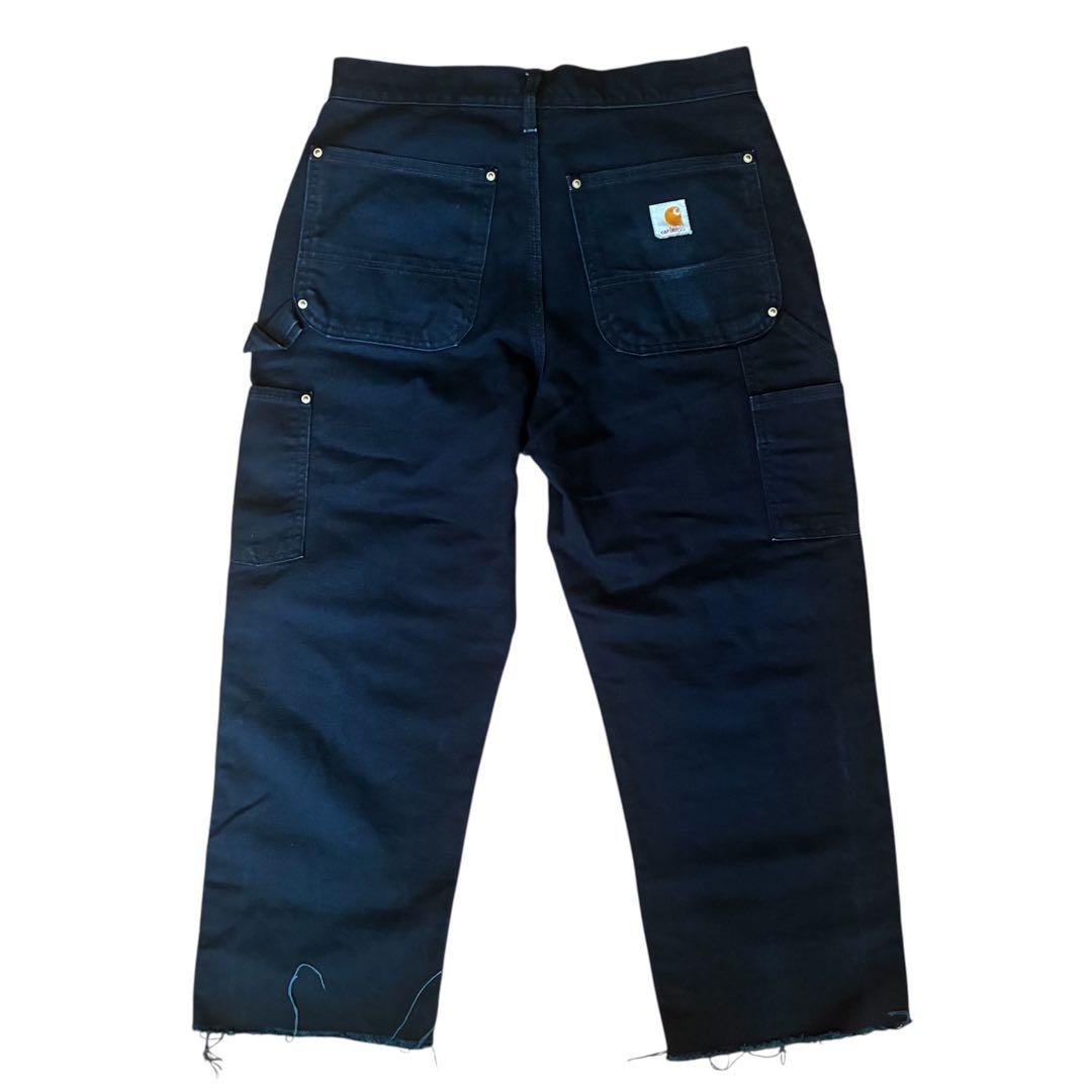 Carhartt ダブルニーブラックダックパンツ USA製
