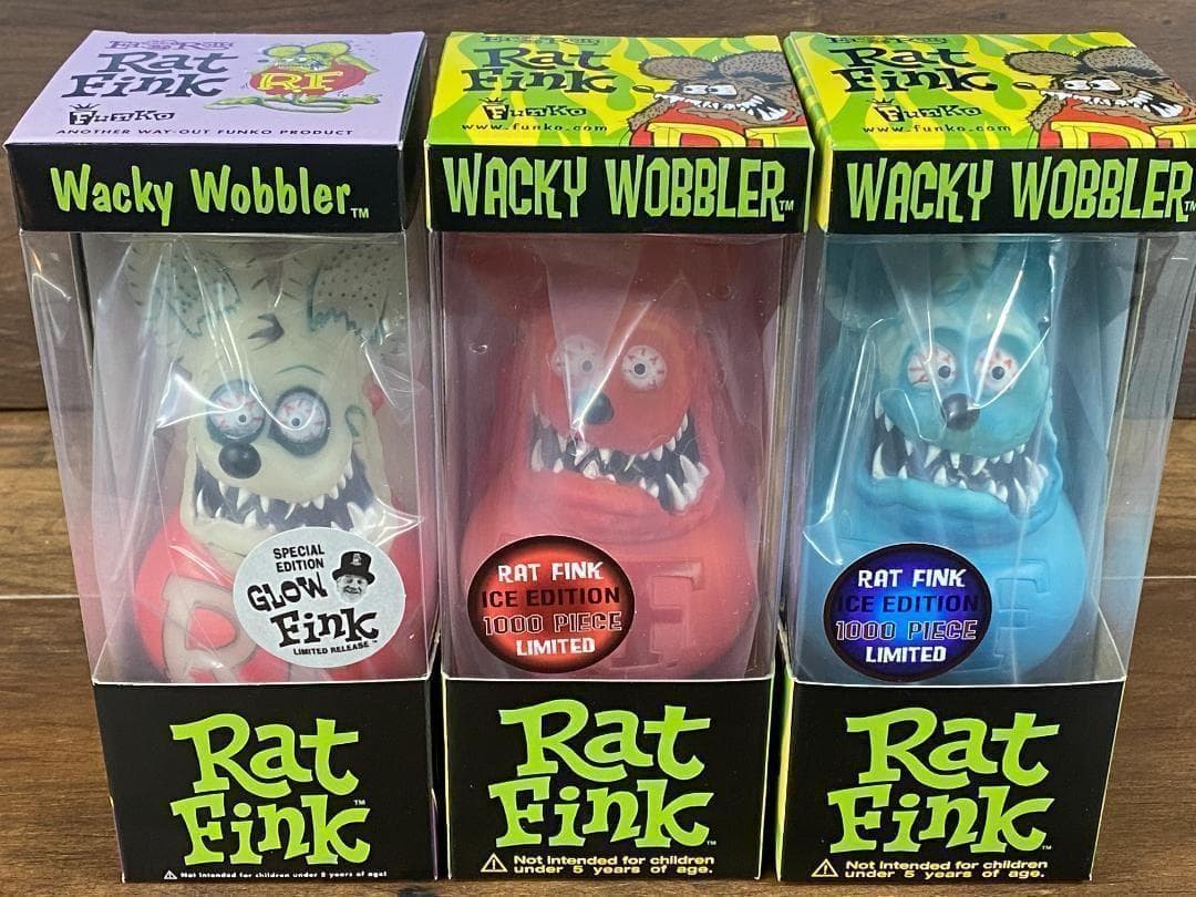 ラットフィンク ボビングヘッド 限定品 3体セット FUNKO