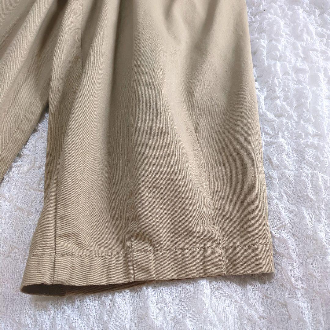 美品 ハーベスティ HARVESTY サーカスパンツ カーキベージュ サイズ1