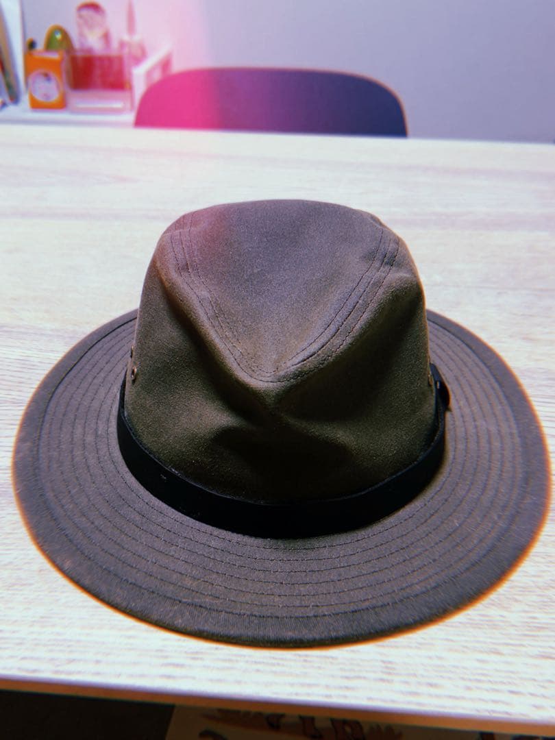 フィルソン　ティンクロスパッカーハット オリーブグリーン　L