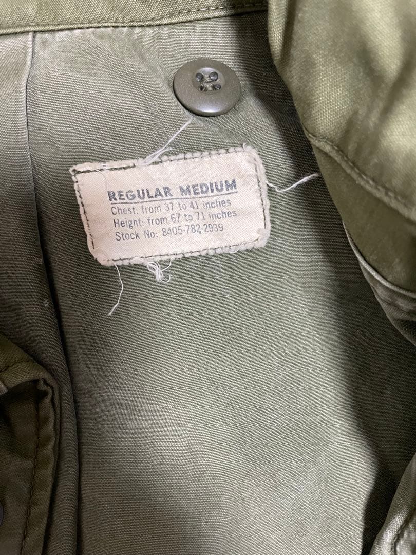 US ARMY 米軍実物1st M-65 フィールドジャケット