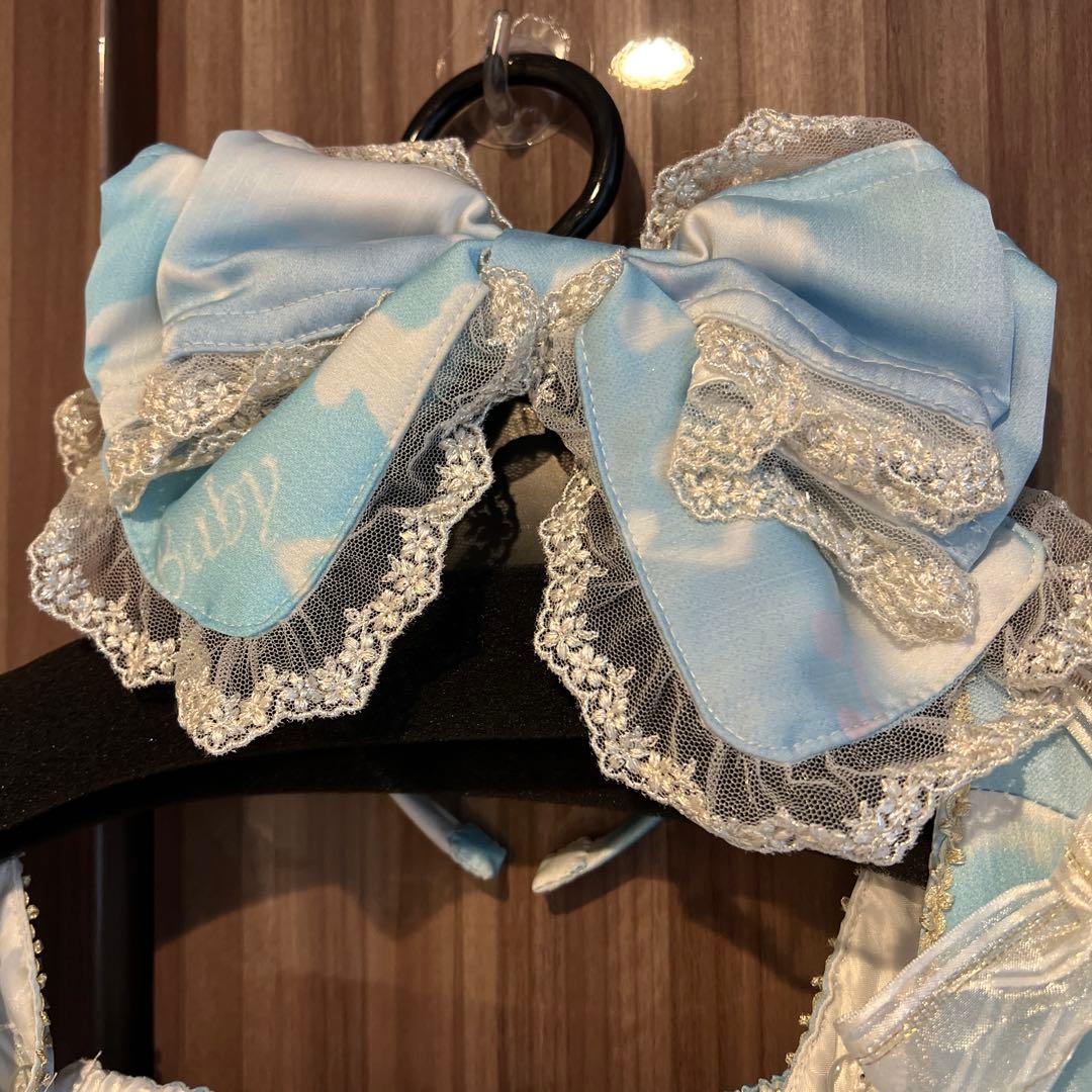 【美品】ベイビー　天使のセラピージャンスカ+カチューシャセット