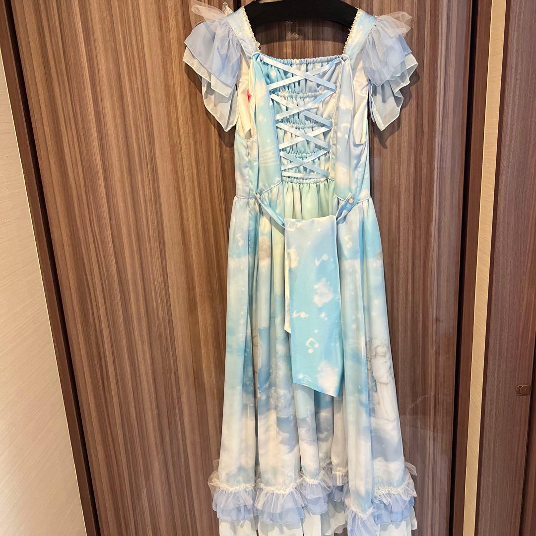 【美品】ベイビー　天使のセラピージャンスカ+カチューシャセット