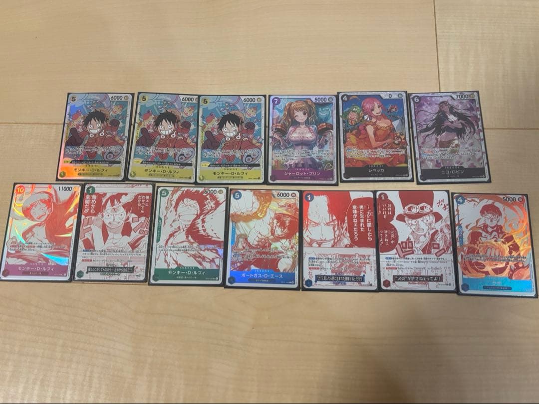 ワンピースカード　ルフィ　コミパラなど　psa10 BOX まとめ売り